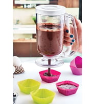 Pratik Puding Hamur Porsiyonlayıcı 1 Lt Pancake Ölçekli Krema Hamur Puding Dağıtıcı Akıtma