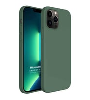 Microsonic Apple iPhone 13 Pro Kılıf Groovy Soft Koyu Yeşil