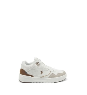 U.S. Polo Assn. NARUNA 5PR Erkek High Sneaker BEYAZ