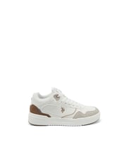 U.S. Polo Assn. NARUNA 5PR Erkek High Sneaker BEYAZ