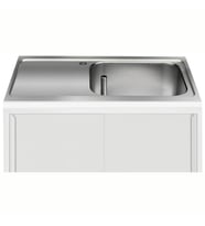Electrolux Professional TVI60/50S 1 Evyeli Üst Tabla,damlalık Sağda-1200mm ,855234