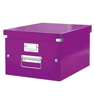 Leitz 6044 WOW Metalik Mor Orta Boy Saklama Kutusu