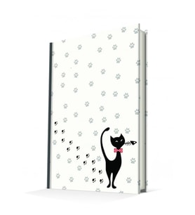 DEFFTER 14X20 ARISTOCRAT CAT SERT KAPAK ÇİZGİLİ DEFTER 96 YP