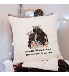 Anneler Günü Tasarımlı Yastık