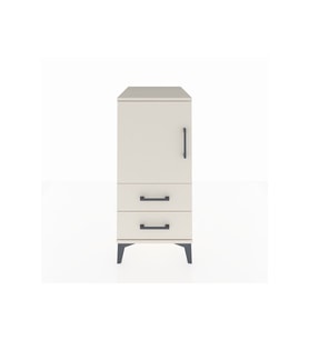 Kronos Komodin 2 Raflı 2 Çekmeceli Tek Kapaklı 44x59x96 Aytaşı-Aytaşı