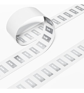 NFC Etiketleri NXP Orijinal NTAG213 NFC Yapışkanlı Etiketi Şeffaf NFC Sticker RFID Etiketi Yeniden Yazılabilir 144Bytes Depolama iOS Kısayolları Android ile Çalışır - 10 Adet