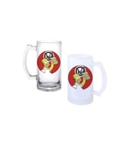 Ghostbastır Design Simpsons Duff Kulplu Bira Bardağı Buzlu veya Şeffaf Seçenekli 0212