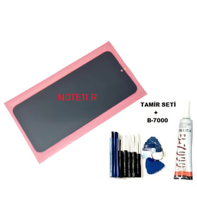 Xiaomi Redmi NOTE 11R Uyumlu Lcd Ekran Dokunmatik + B-7000 + Tamir Seti