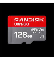 128GB SANDISK ULTRA GO MICROSD UHS-I 190MB/S SDSQUGN-128G-GN6MN