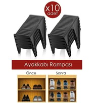 10 Adet Ayakkabı Rampası, Tekli Ayakkabı Düzenleyici