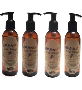 Süper Adam & Eadam&Eerkeklere Özel 4 Farklı Çeşit Aromalı Masaj Yağı Massage Oil 125Ml