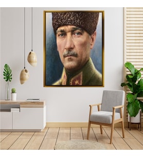 ÇERÇEVELİ ATATÜRK TABLO S738