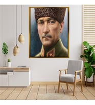 ÇERÇEVELİ ATATÜRK TABLO S738