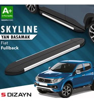S-Dizayn Fiat Fullback Skyline Aluminyum Yan Basamak 193 Cm 2016-2019 A+ Kalite