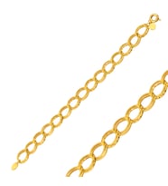 ÇGK KUYUMCULUK Kadın Hallow Altın Bileklik (Gold)