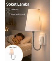 Gece Aydınlatması Soket Lamba Prize Takılma Özellikli