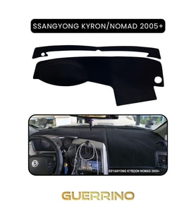 SSANGYONG Kyron / Nomad (2005+) ;TORPİDO KORUMA HALISI SİYAH KENAR
