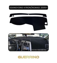 SSANGYONG Kyron / Nomad (2005+) ;TORPİDO KORUMA HALISI SİYAH KENAR