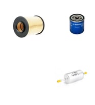 Bosch Filtre Bakım Seti Volvo S40 II 1.6 1.8 2.0 Benzinli 2008-2013 Hava + Yağ f. + Yakıt Filtre Bosch