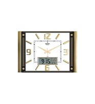 Premium Barometreli Gold Duvar Saati 707-g