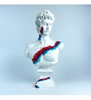 David 'Glitch' Dekoratif Heykel, Pop Art Roma Yunan Heykelleri