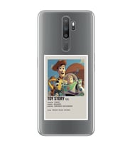 Oppo A5 2020 / A9 2020 Uyumlu Toy Story Minimalist Poster Desenli Şeffaf Telefon Kılıfı