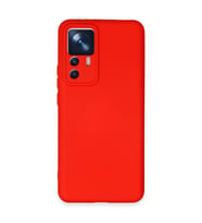 Xiaomi Mi 12t Pro Kılıf Nano İçi Kadife Silikon - Kırmızı