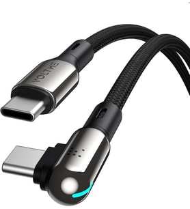 100W Type-C Şarj Kablosu 1.2M 5A-Siyah
