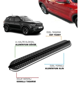 RENAULT DUSTER UYUMLU 2024 2025 2026 2027 ARACA ÖZEL YAN BASAMAK
