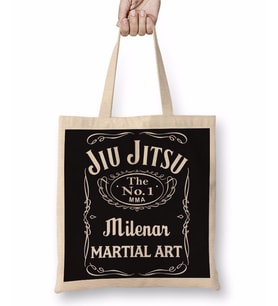 Jiu Jitsu Whiskey Tag Bez Çanta Uzun Saplı