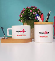 Fizyoterapist Kupa Bardak Kısa ve Kalemlik