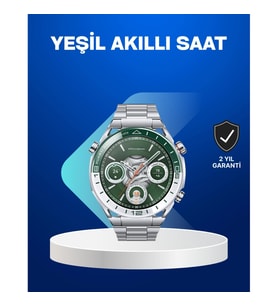Mey İthalat® Akıllı Saat Amoled Ekranlı Harita Gösterimli Sağlık ve Spor Takipli