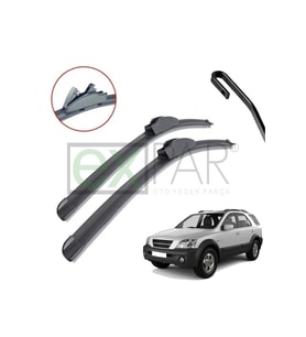 KİA SORENTO ÖN CAM SİLECEK SÜPÜRGESİ TAKIMI 2002 - 2009 MODEL SORENTO ÖN SİLECEK