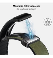 [Hybrid Loop] Huawei Watch Fit 5/Fit 5 Pro/Fit 4/Fit 4 Pro/Fit 3 ile Uyumlu Kordon Manyetik Kilit Mekanizmalı Konforlu Fİt5 Kayış 1.Sınıf Kaplama Deri Görünümlü Fit 5 Pro Kordon