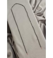Hematit Doğal Taş Mat Gri Küp Kesim 1x1mm Dizi [AA]