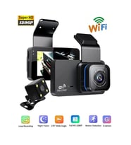 Araç İçi Kamera Wifi Özellikli Ekranlı Ön Ve Geri Görüş Kameralı Mikrofonlu 3 İnç Hd