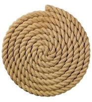 8 mm Jüt Halat Ip Dekoratif Hasır Ip Kendir Halat 10 MT.