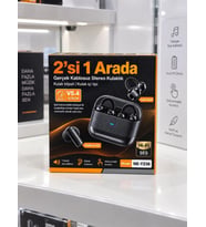 2’si 1 Arada Kablosuz Bluetooth Kulaklık 4 Kulaklıklı Klipsli Ve Kulak İçi Tasarım Hi Fi Ses Dokunma