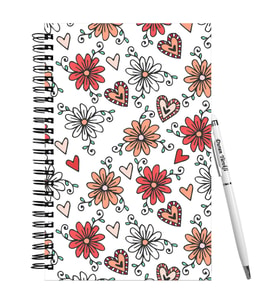 Sevgililer Gününe Özel  Ahşap Defter Kalem Hediye Seti