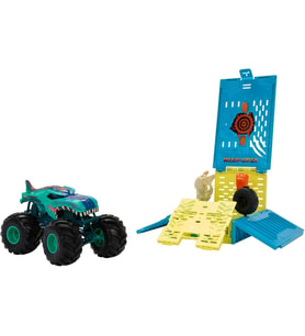 Hot Wheels Monster Trucks 1:24 Mega Wrex'In Çarpışma Kafesi, 3 Yaş Ve Üzeri, Hnc29 (Çok Renkli)
