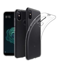 Xiaomi Redmi Note 5 Pro Kılıf Şeffaf Silikon Hibrit Case (Renksiz)