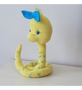 Amigurumi Örgü Oyuncak Yılan Tıs Tıs