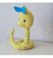 Amigurumi Örgü Oyuncak Yılan Tıs Tıs (A.Sarı)