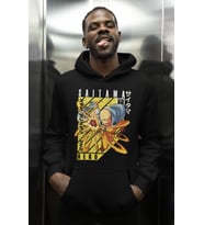 Tasarım One Punch Man Saitama Hero Baskılı Unisex Oversize Anime Karakter Hoodie
