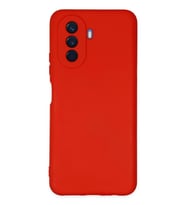 Newface Huawei Nova Y70 Kılıf Nano içi Kadife Silikon - Kırmızı