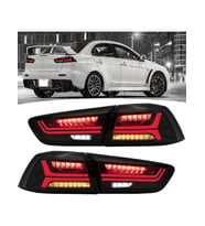 mitsubishi lancer 2009.2010.2011 uyumlu füme audi dizayn led stop