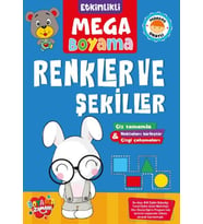 Etkinlikli Mega Boyama - Renkler ve Şekiller