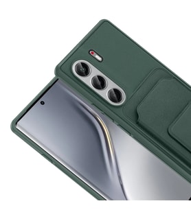 Tecno Camon 40 Pro Kılıf Deri Dokulu ve Kartlıklı BiKart TPU Premium Kapak