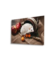 Miyrem Glasses Collection -A1^#  Meyveler Cam Tablo (Çok Renkli)