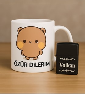 Özür Dilerim Kupa Ve Çakmak Hediye Seti